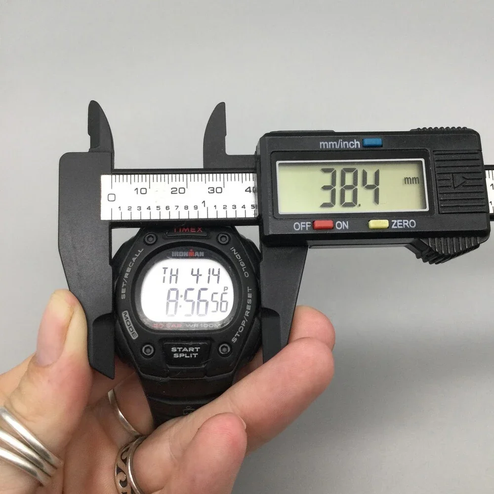 Timex Ironman 30 Lap Mens Watch 38mm Black Resin Alarm Indiglo New Battery